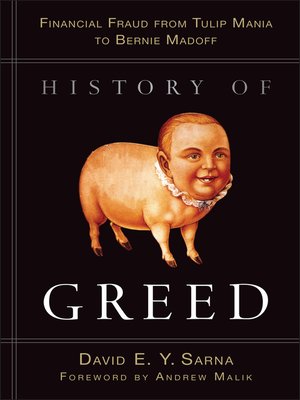 cover image of History of Greed